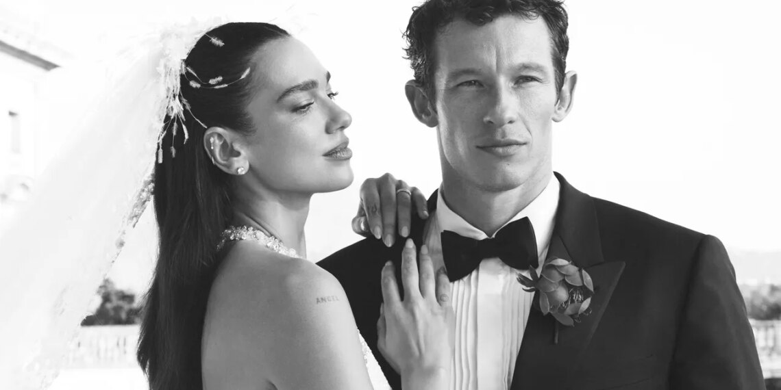Dua Lipa revive el peinado de media cola de Chanel en su boda (y es tendencia para verano 2026)