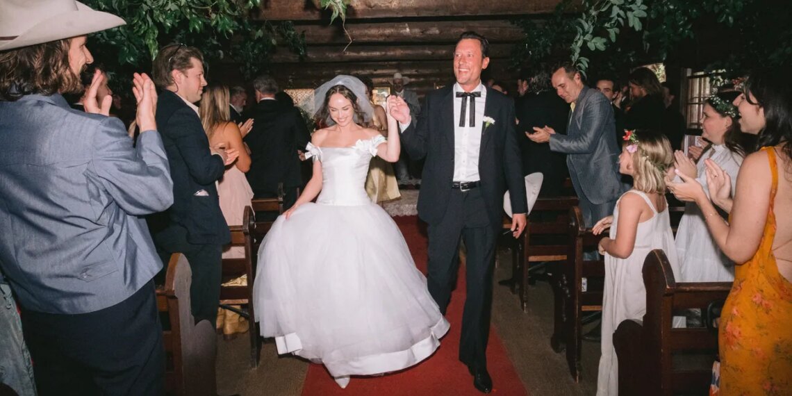 This Musician Couple Took Over a Pioneer Town for Their 1950s-Inspired Texas Wedding