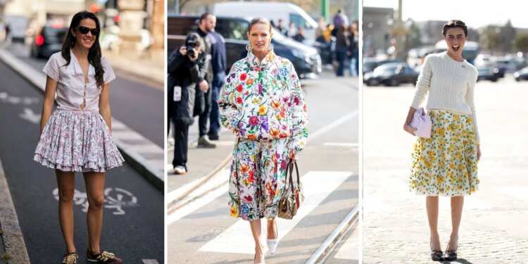 Faldas de flores mini, midi y maxi: 12 modelos de Zara y Mango que son de buen gusto en verano 2026
