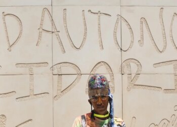 Juneteenth Brought Community—Complete With a Soul Train Line—To Lauren Halsey’s sister dreamer Sculpture Park in South LA