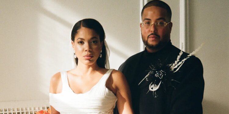 The Bride and Groom Wore Coordinated Luar for Their Bronx Wedding Day