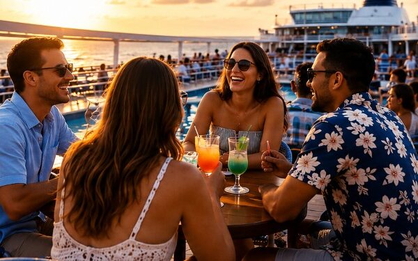 Pasajeros de cruceros se conocen antes de zarpar con auge de redes sociales