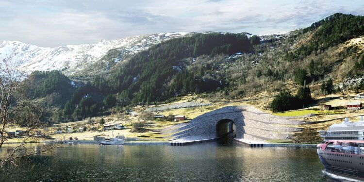 Snøhetta diseña en Noruega el primer túnel para barcos del mundo
