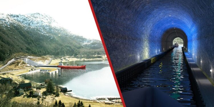 Noruega va a construir el primer túnel marítimo del mundo: 2 km para que cruceros y grandes mercantes atraviesen una montaña en su costa más peligrosa
