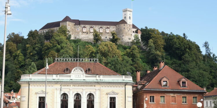 Castillo de Liubliana en Eslovenia