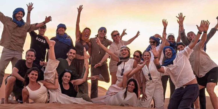 Los participantes en el viaje 'Maktub: Cartas al Desierto'