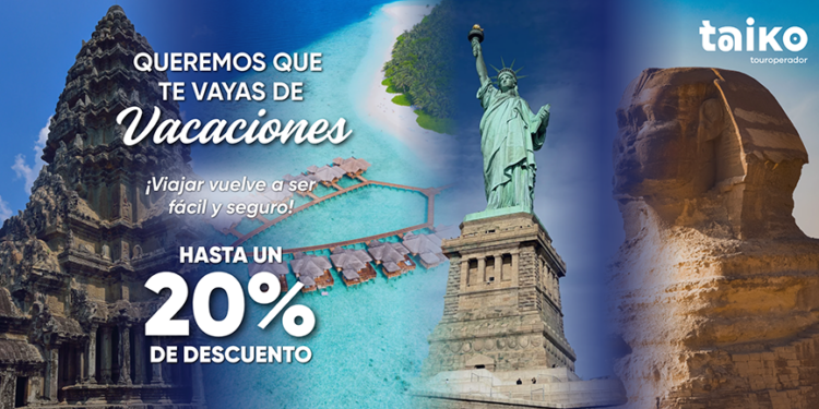 “Queremos que te vayas de vacaciones”: Taiko vuelve con descuentos de hasta el 20%