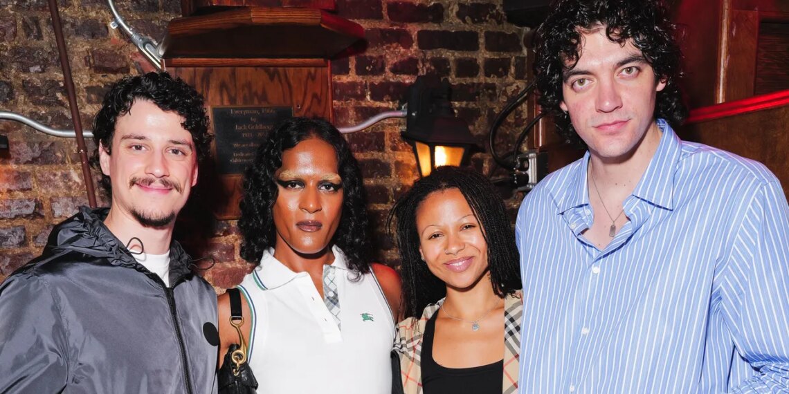 Check, Mate! Burberry Hosted a Posh Pub Watch Party During the World Cup