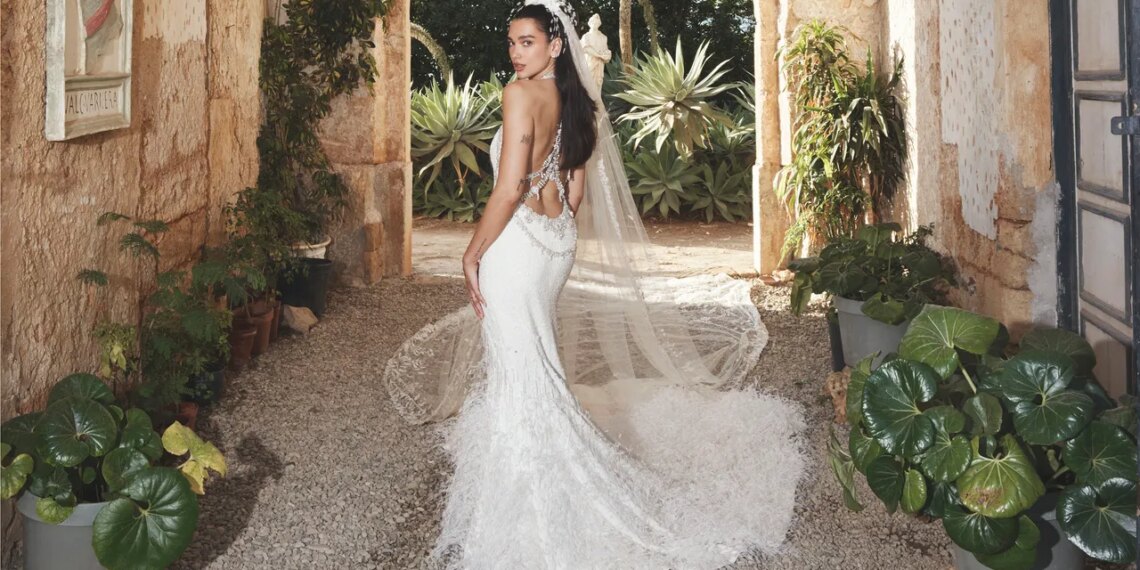 Versace! Chanel! Bottega! Schiaparelli! See Dua Lipa’s Wedding Looks All in One Place