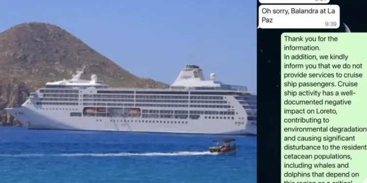 ¿Por qué todavía están programados cruceros para llegar a Loreto?