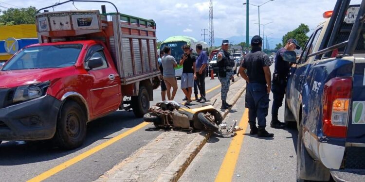 Atropellan a motociclista en el crucero de Huehuetán – Noticias de Chiapas
