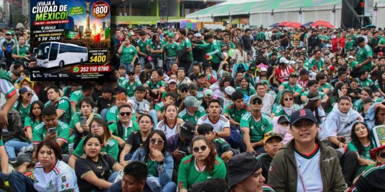 Agencias cobran hasta 900 pesos para llegar al Fan Fest de CDMX para el México vs Inglaterra