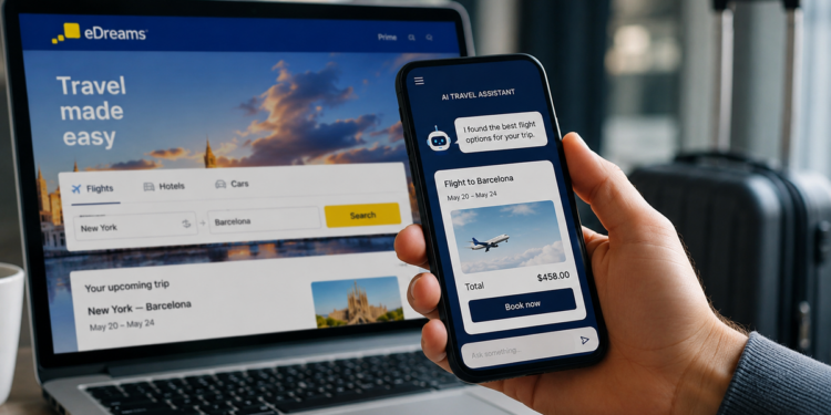Agentes de IA reservando viajes: la jugada de eDreams con Visa que pone a prueba la distribución turística