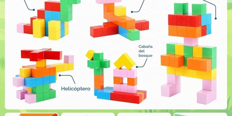 Dreamon Bloques Magnéticos De Construcción Para Niños – Juguete Educativo Para Viajes Y Clases