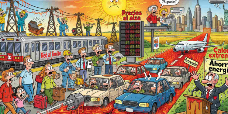 Calor extremo presiona redes eléctricas y viajes en EE. UU. durante el 4 de julio