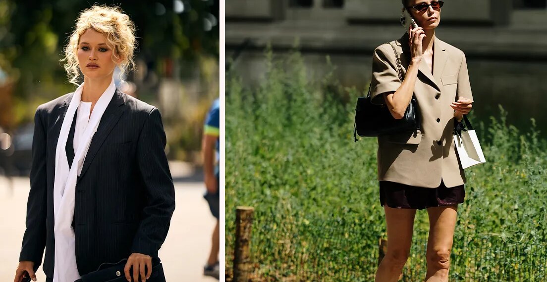 Cómo llevar blusas con blazers para lucir elegante en la oficina en verano 2026