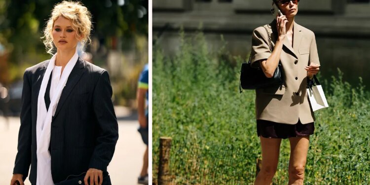 Cómo llevar blusas con blazers para lucir elegante en la oficina en verano 2026