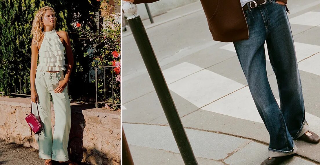 Cómo llevar jeans con el ruedo doblado con sandalias y zapatos elegantes en verano 2026