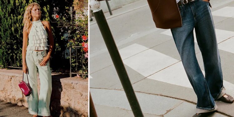 Cómo llevar jeans con el ruedo doblado con sandalias y zapatos elegantes en verano 2026