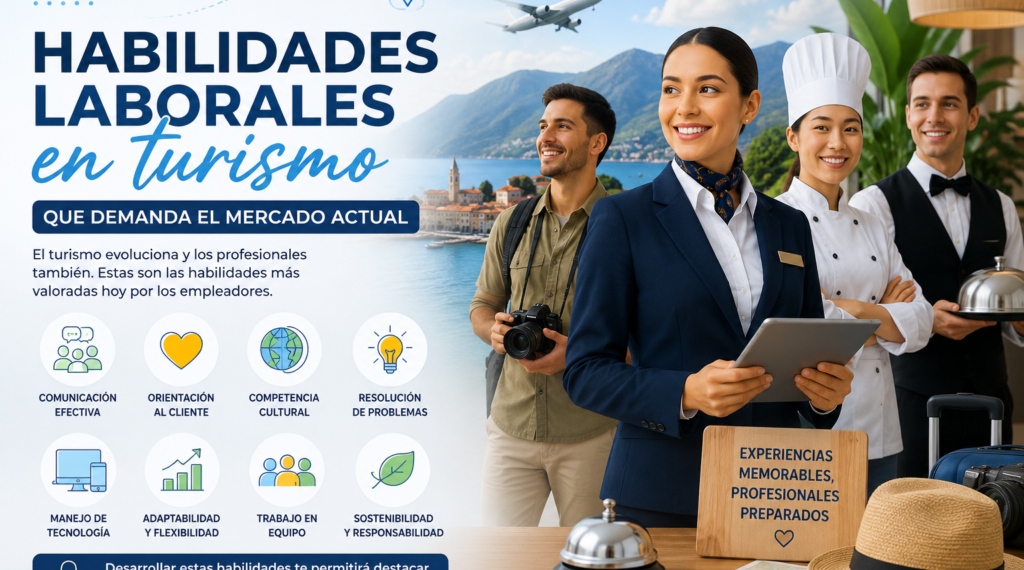 Habilidades laborales en turismo que demanda el mercado actual