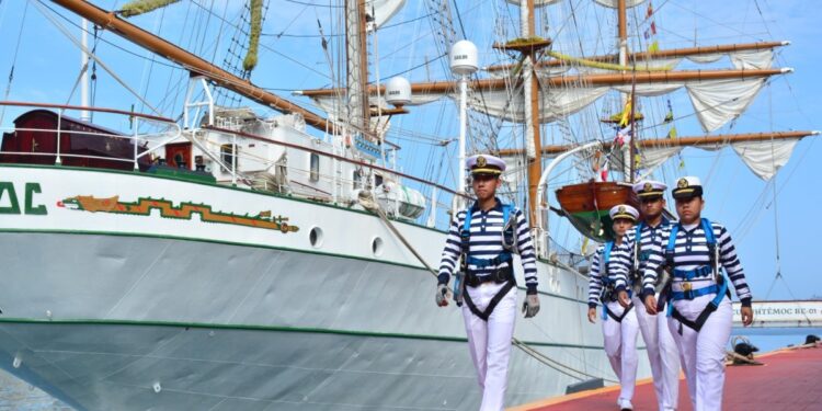 Buque Escuela Cuauhtémoc inicia crucero de instrucción por el Pacífico Norte con 144 guardiamarinas – Sociedad Noticias