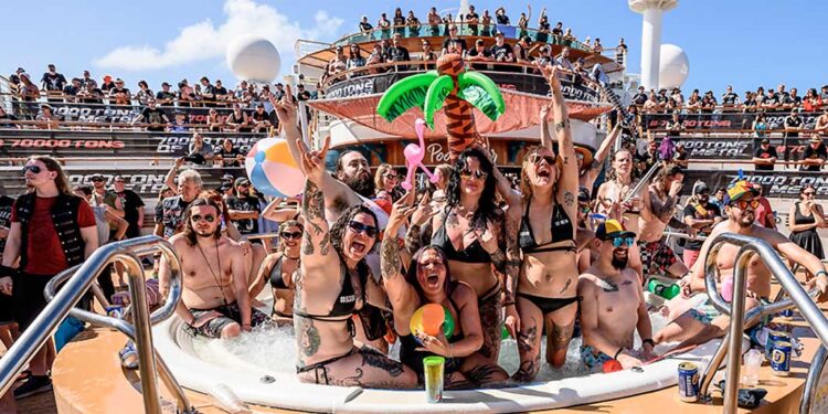 El crucero de Heavy Metal 70000TONS OF METAL desvela las primeras 14 bandas para su edición de 2027