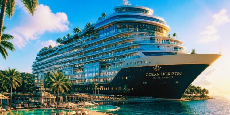 Hotel con forma de crucero