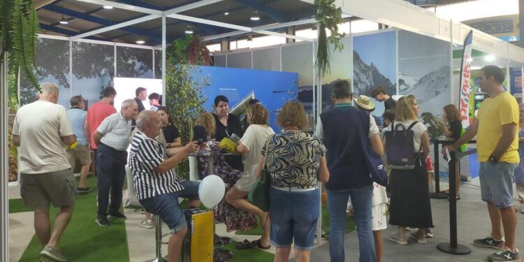 El espacio del Ayuntamiento en la Feria, el año pasado.