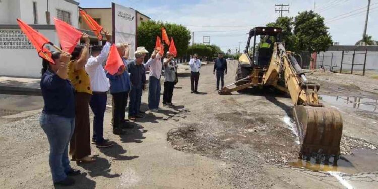 Inicia Cajeme rehabilitación de crucero vial en la colonia Campestre con inversión millonaria