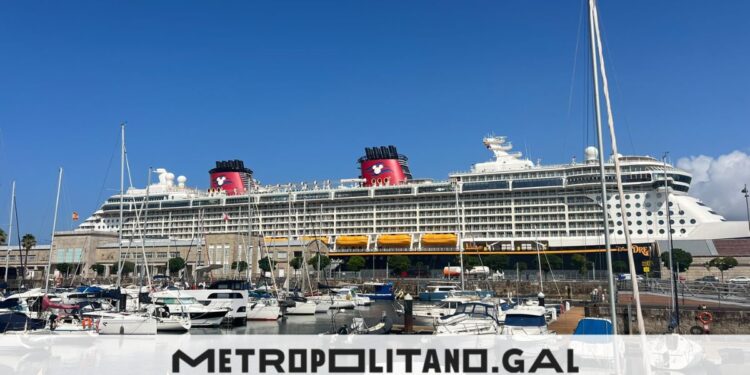 La magia de Disney llega a Vigo solo por unas horas con una asombroso y único crucero