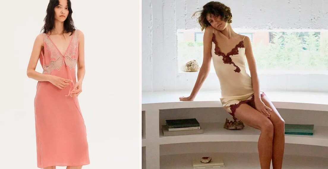 Los vestidos lenceros de los 90 para llevar con sandalias regresaron a Zara, Mango y H&M en verano 2026