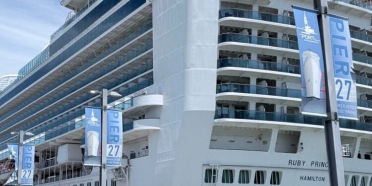 Más de 120 contagiados por norovirus en crucero Ruby Princess