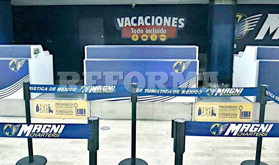 Deja Magnicharters pérdida de 1,100 mdp a agentes