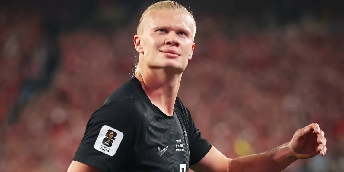 Por qué todas estamos obsesionadas con la ternura torpe de Erling Haaland, el jugador de noruega