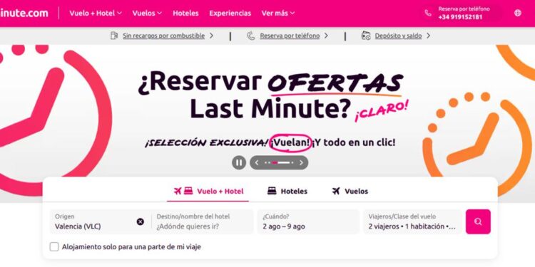 Lastminute pierde 7 M€ y rebaja sus previsiones para 2026