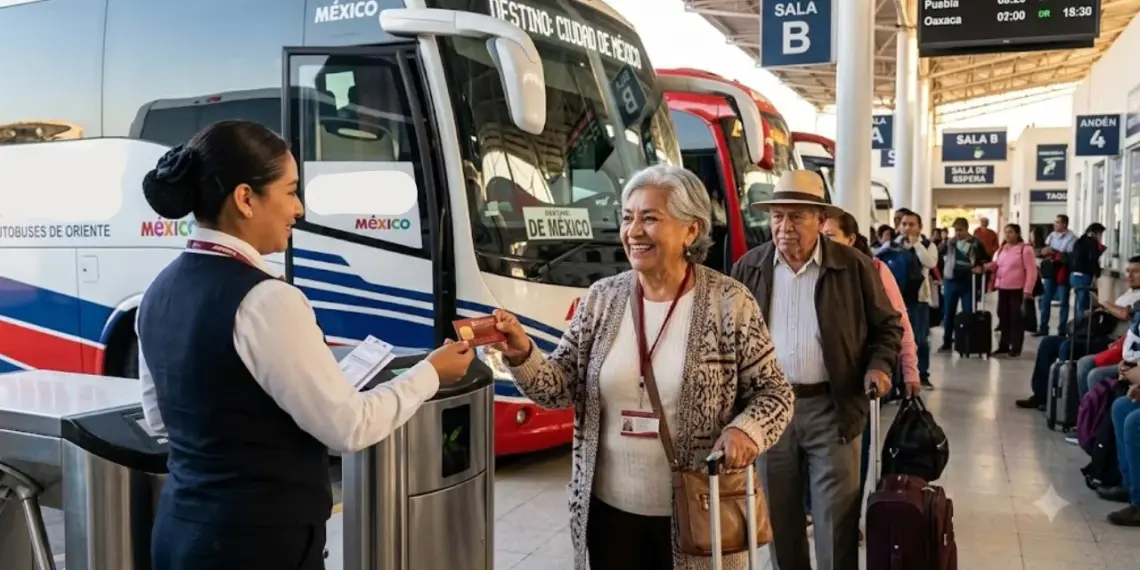 ¡INAPAM abre la puerta a viajes más baratos! Adultos mayores pueden pagar hasta la mitad en autobuses