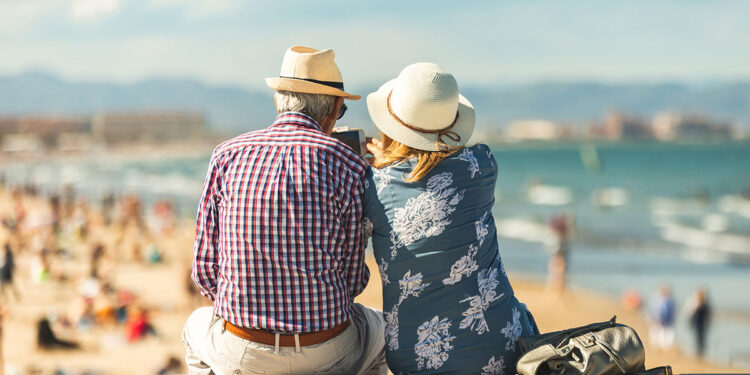 Pareja, pensionistas, Imserso