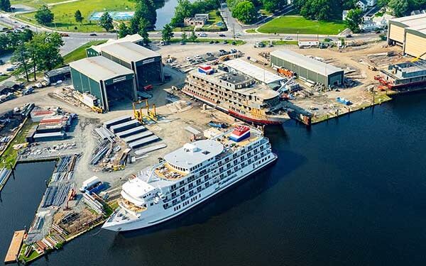 American Cruise Lines sigue ampliando su flota con dos pedidos a Chesapeake Shipbuilding