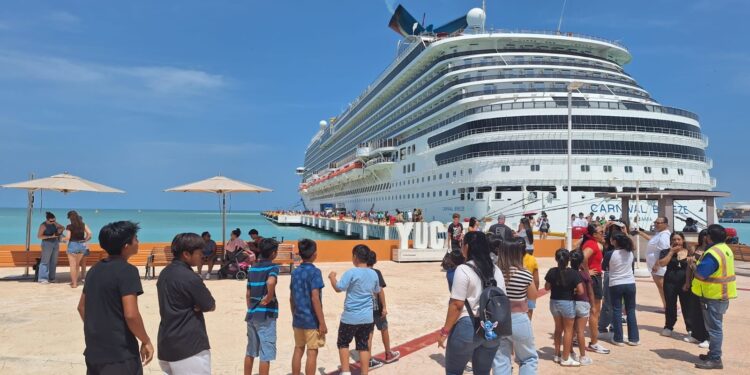 Crece 14.3% el turismo de cruceros en Yucatán