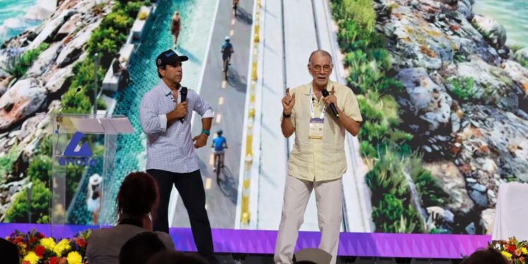 El Alcalde Alex Char y el Gobernador Eduardo Verano.