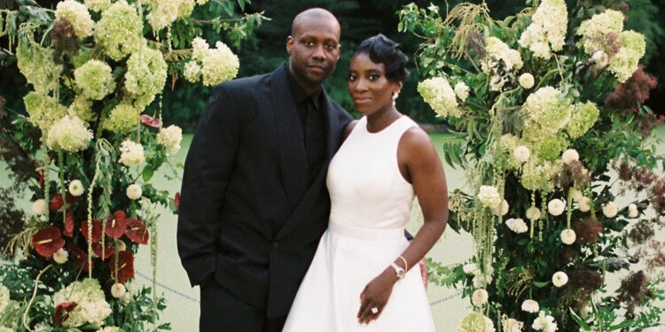 Nikki Ogunnaike and Philippe Fonzin’s Prospect Park Boathouse Wedding Blended New York and Nigerian Style