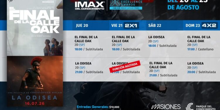 PARQUE DEL CONOCIMIENTO: DOS VIAJES EN EL TIEMPO IMPERDIBLES EN EL IMAX DEL CONOCIMIENTO
