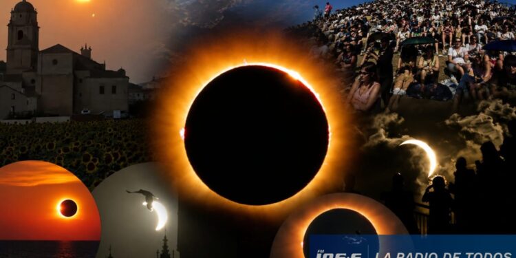 Eclipse Total (Hemisferio Norte): bodas, cruceros, fiestas, skaters y hasta un avión persiguiendo la sombra de la Luna. - Cadena del Mar