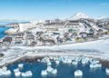 Vista aérea de Nuuk, en Groenlandia.