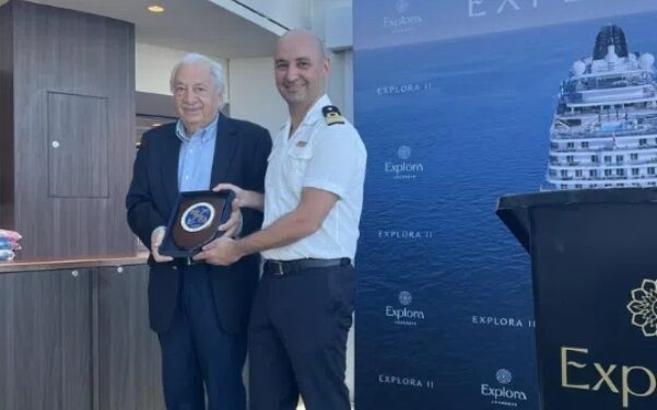 Puerto de Tourlos recibe recalada inaugural del Explora II