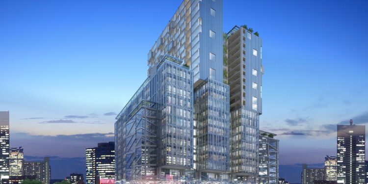 Galería de "Edificio Crucero" propuesta de Sabbagh Arquitectos para el Concurso Puerta Las Condes