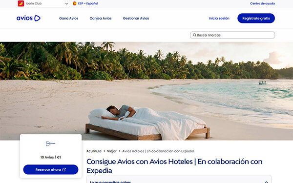 Iberia se alía con Expedia para lanzar Avios Hoteles