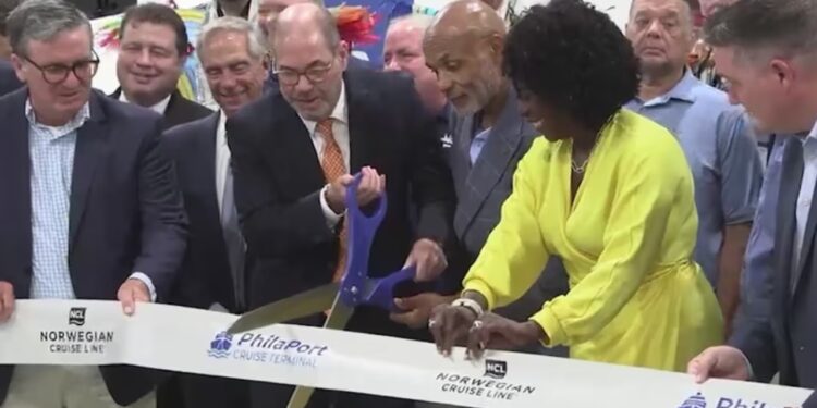 Inauguran la tan esperada terminal de cruceros en el sur de Filadelfia