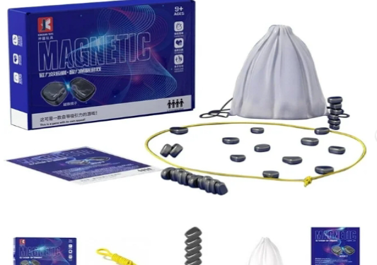 Juego De Ajedrez Magnético Con Discos De Penalización – Tablero Portable Para Viajes, Ideal Para Niños Y Adultos