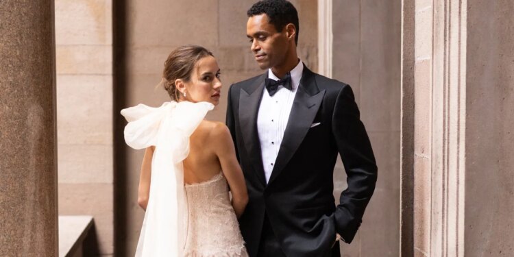 The Bride Wore a Dress Inspired by Degas’s Ballerinas for Her Upper East Side Wedding